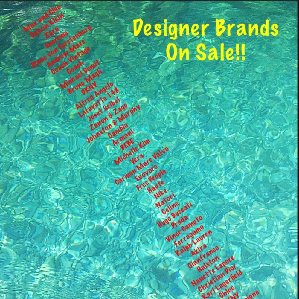 Designer Brands ALL ON SALE!
